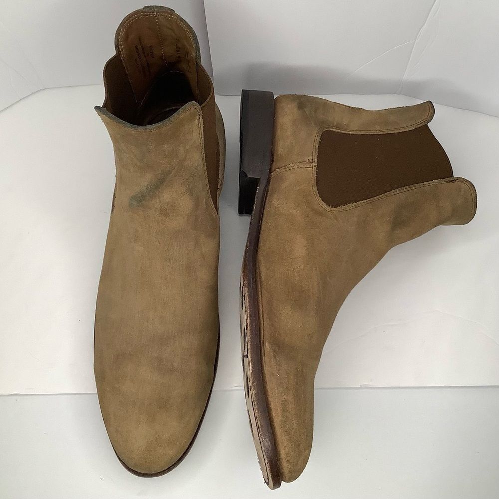 Thursday Cavalier Brown Suede Slip On Men’s Chelsea Boots Sz 12 Southwestern